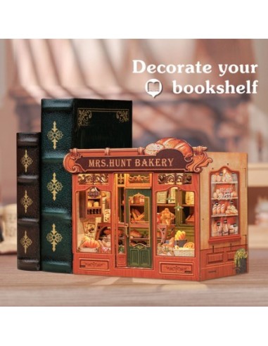 Cutebee Miniature House Mrs.Hunt Bakery con 216 piezas