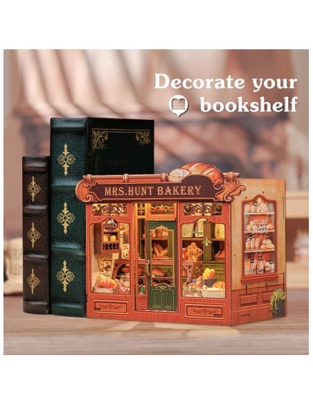 Cutebee Miniature House Mrs.Hunt Bakery con 216 piezas