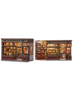 Miniature House Cafetería "Corner Coffee Shop" con 294 piezas. 2