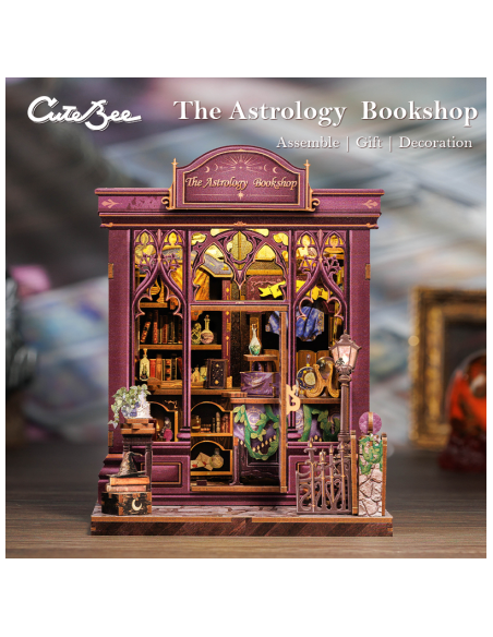 Book Nook Librería "The Astrology Bookshop" con 155 piezas.