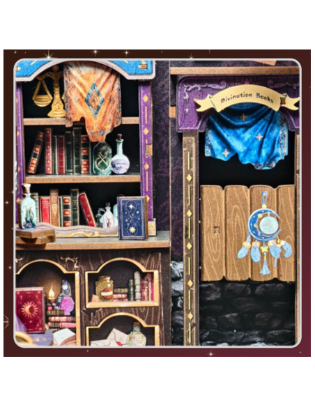Book Nook Librería "The Astrology Bookshop" con 155 piezas.
