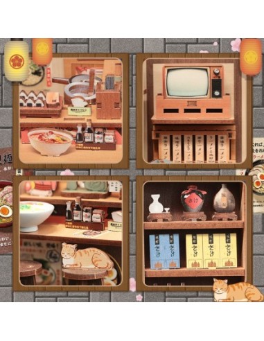Cutebee Book Nook Morita-Ya con 240 piezas