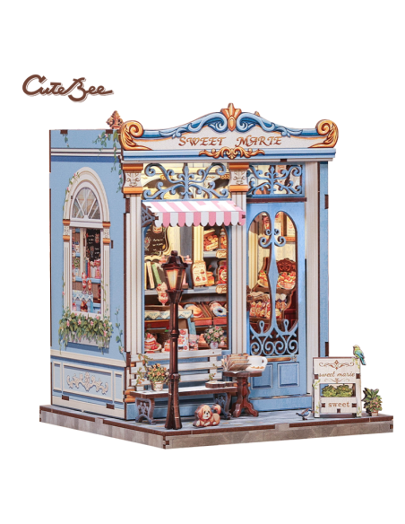 Miniature House Pastelería "Sweet Marie" con 242 piezas.