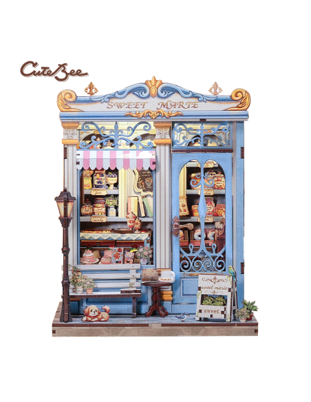 Miniature House Pastelería "Sweet Marie" con 242 piezas.