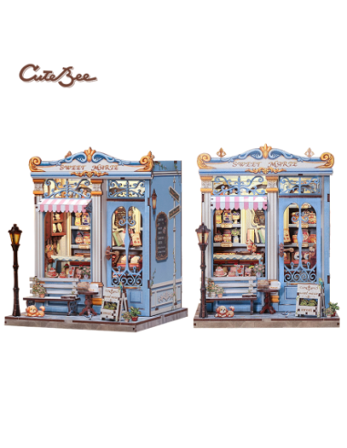 Miniature House Pastelería "Sweet Marie" con 242 piezas.