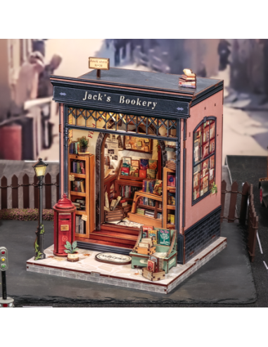 Book Nook Librería "Jack's Bookery" con 330 piezas.