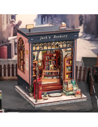 Book Nook Librería "Jack's Bookery" con 330 piezas.
