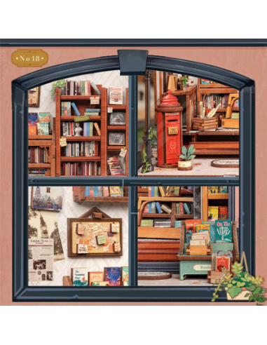 Book Nook Librería "Jack's Bookery" con 330 piezas.