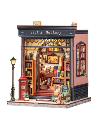 Book Nook Librería "Jack's Bookery" con 330 piezas.