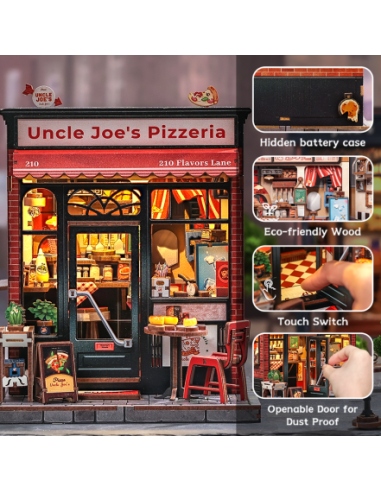 Book Nook Restaurante "Uncle Joe's Pizzeria" con 236 piezas.