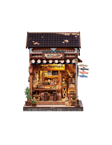 Cutebee Miniature House Choshi no Shitamachi con 218 piezas