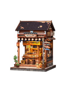 Cutebee Miniature House Choshi no Shitamachi con 218 piezas 2