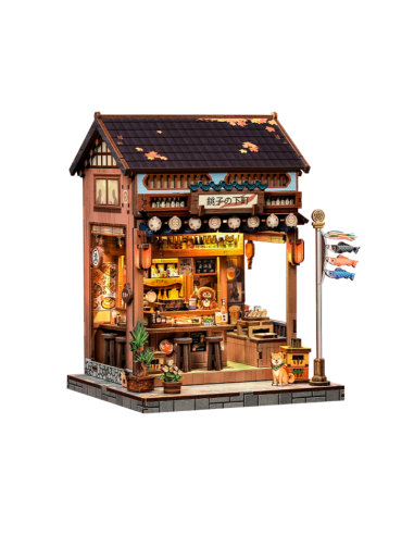 Cutebee Miniature House Choshi no Shitamachi con 218 piezas