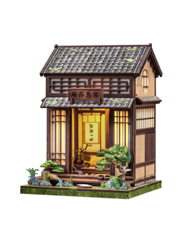 Cutebee Miniature House Kirishima Cha-an con 145 piezas