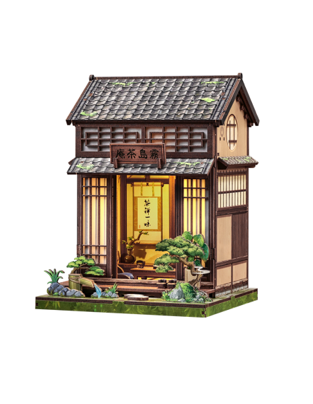 Cutebee Miniature House Kirishima Cha-an con 145 piezas
