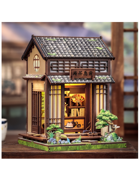 Cutebee Miniature House Kirishima Cha-an con 145 piezas