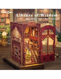 Book Nook Biblioteca "Library of Wisdom" con 281 piezas. 2