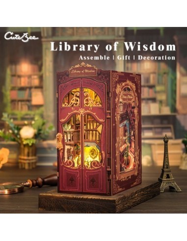 Book Nook Biblioteca "Library of Wisdom" con 281 piezas.