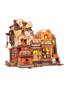 Cutebee Miniature House Bread Factory con 572 piezas