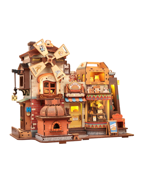 Cutebee Miniature House Bread Factory con 572 piezas