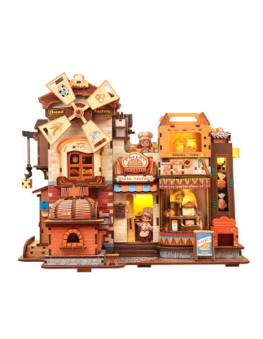 Cutebee Miniature House Bread Factory con 572 piezas