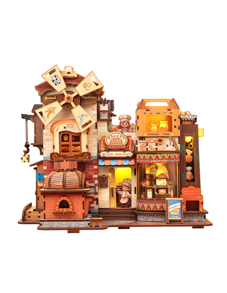 Cutebee Miniature House Bread Factory con 572 piezas