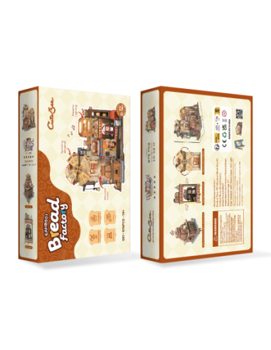 Cutebee Miniature House Bread Factory con 572 piezas