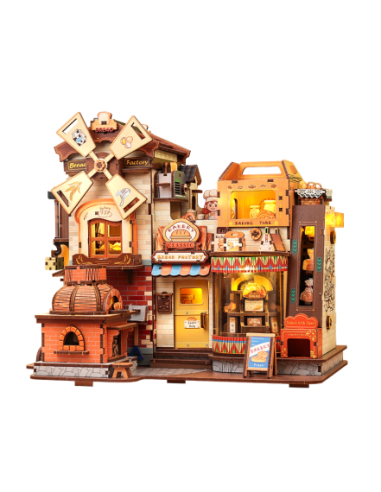 Cutebee Miniature House Bread Factory con 572 piezas