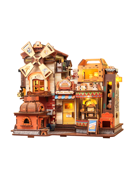 Cutebee Miniature House Bread Factory con 572 piezas