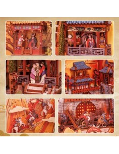 Cutebee Book Nook The Legend of Mulan con 298 piezas 2