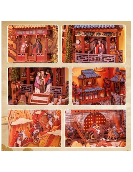 Cutebee Book Nook The Legend of Mulan con 298 piezas