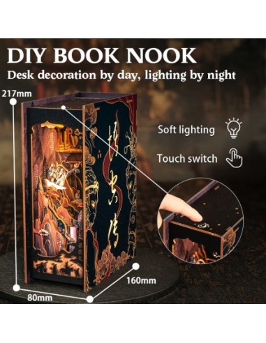 Book Nook "The Legend of Wukong" con 89 piezas.