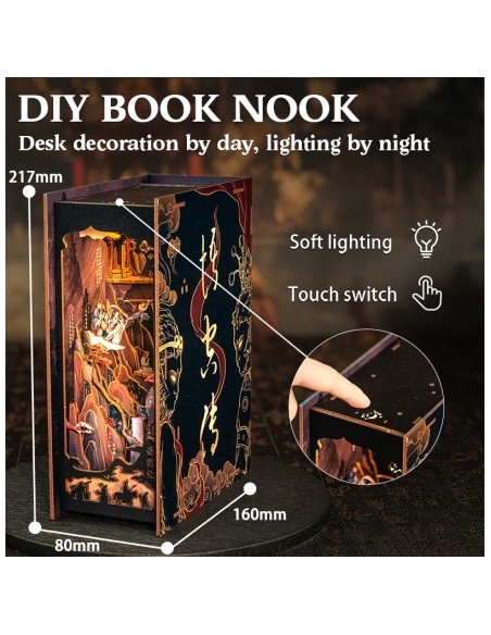 Book Nook "The Legend of Wukong" con 89 piezas.
