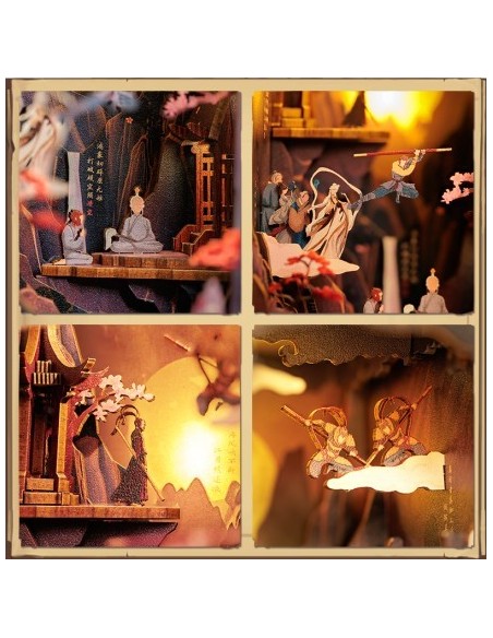 Book Nook "The Legend of Wukong" con 89 piezas.