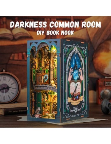 Book Nook Sala común "Darkness Common Room" con 156 piezas.