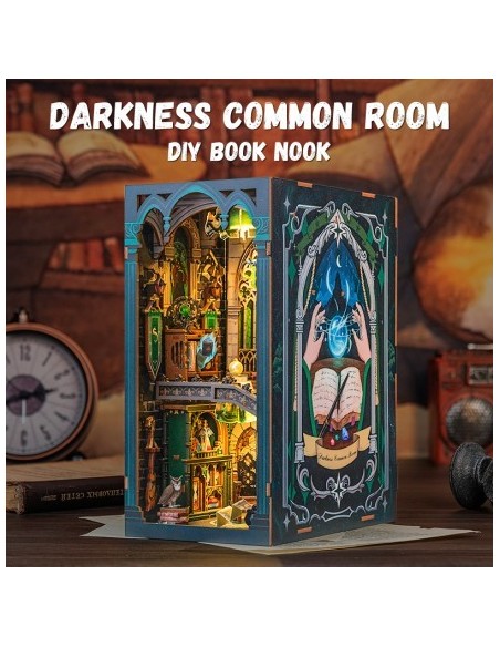 Book Nook Sala común "Darkness Common Room" con 156 piezas.