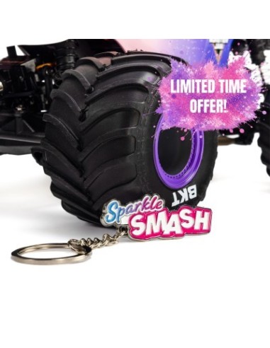 Losi 1-18 Mini LMT Sparkle Smash 2S 4X4 RTR Brushed Monster Truck (Battery & Charger Included)