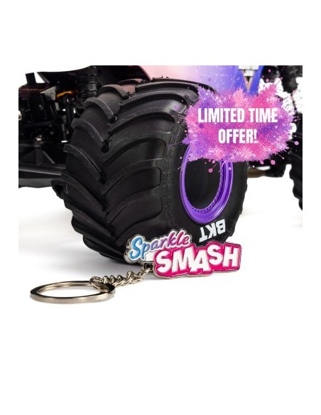 Losi 1-18 Mini LMT Sparkle Smash 2S 4X4 RTR Brushed Monster Truck (Battery & Charger Included)