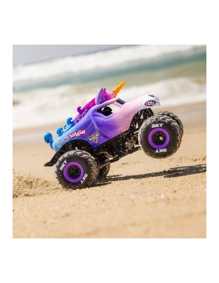 Losi 1-18 Mini LMT Sparkle Smash 2S 4X4 RTR Brushed Monster Truck (Battery & Charger Included)