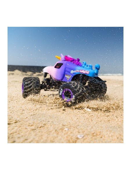 Losi 1-18 Mini LMT Sparkle Smash 2S 4X4 RTR Brushed Monster Truck (Battery & Charger Included)