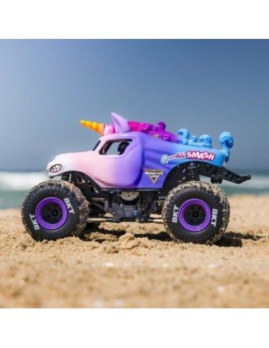 Losi 1-18 Mini LMT Sparkle Smash 2S 4X4 RTR Brushed Monster Truck (Battery & Charger Included)