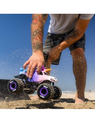 Losi 1-18 Mini LMT Sparkle Smash 2S 4X4 RTR Brushed Monster Truck (Battery & Charger Included)