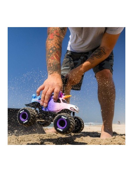 Losi 1-18 Mini LMT Sparkle Smash 2S 4X4 RTR Brushed Monster Truck (Battery & Charger Included)