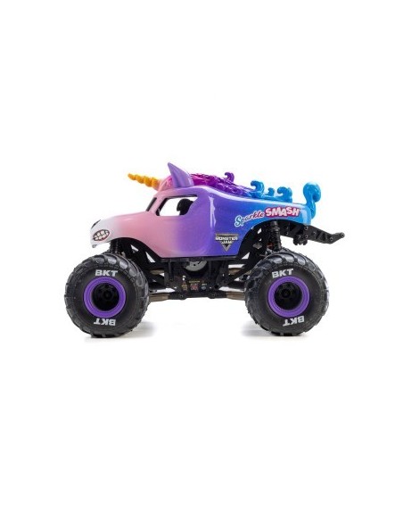 Losi 1-18 Mini LMT Sparkle Smash 2S 4X4 RTR Brushed Monster Truck (Battery & Charger Included)