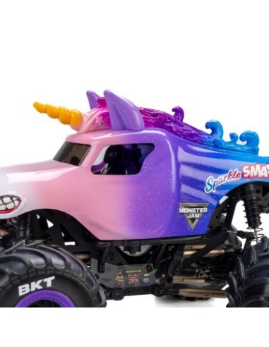 Losi 1-18 Mini LMT Sparkle Smash 2S 4X4 RTR Brushed Monster Truck (Battery & Charger Included)