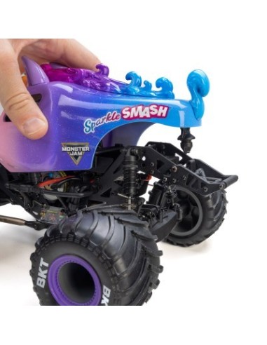 Losi 1-18 Mini LMT Sparkle Smash 2S 4X4 RTR Brushed Monster Truck (Battery & Charger Included)