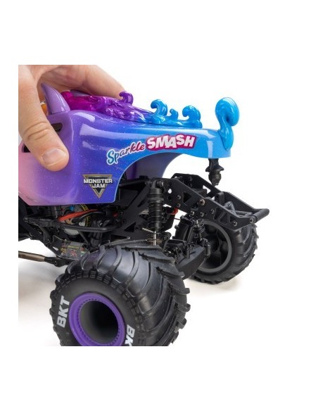 Losi 1-18 Mini LMT Sparkle Smash 2S 4X4 RTR Brushed Monster Truck (Battery & Charger Included)