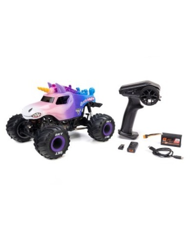 Losi 1-18 Mini LMT Sparkle Smash 2S 4X4 RTR Brushed Monster Truck (Battery & Charger Included)