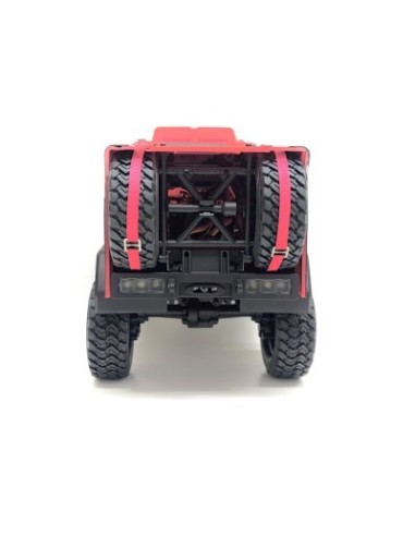 1:18 Brushless Rally Truck DKR-4 Fortis RTR - red