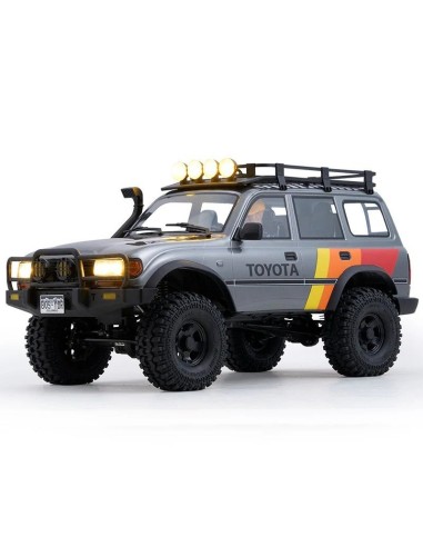 COCHE CRAWLER 1/10 TOYOTA LAND CRUISER 80 RS GRIS FMS